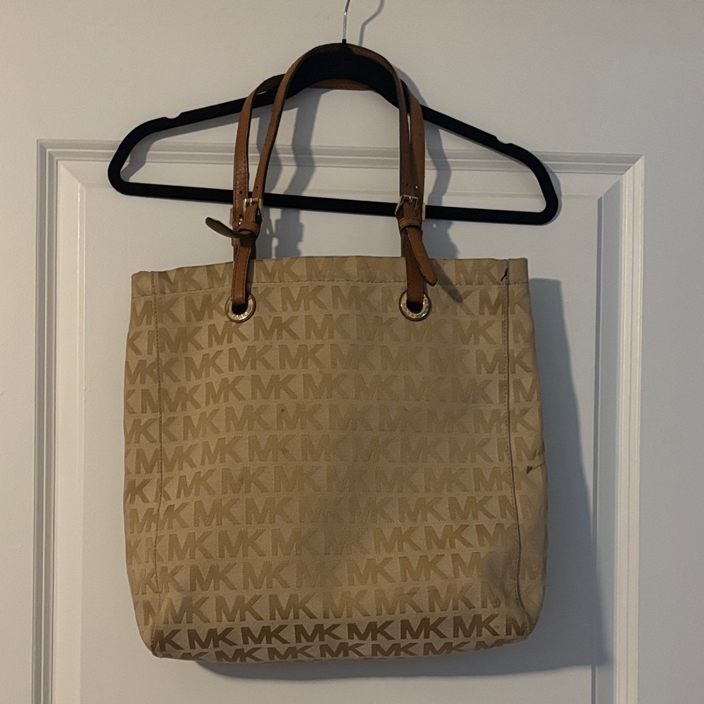 Michael Kors Beige Logo Tote